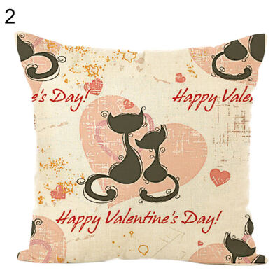

Cute Cat Printed Soft Throw Pillow Case Cushion Cover Sofa Bed Car Home Decor