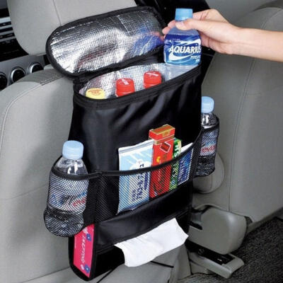 

AUTO Accessories Car Seat Back Multi-Pocket Insulation Storage Bag Organizer TR