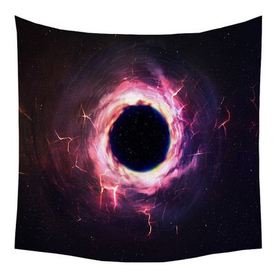 

Gobestart Tapestry Universe Moon Stars Space Plane Creative Home Bedroom Decor Romantic