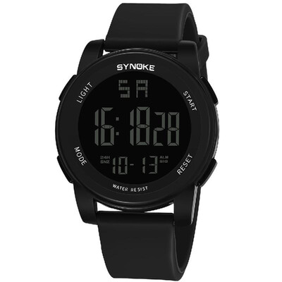

SYNOKE 9002 Digital Movement Men Watch 3ATM Waterproof Outdoor Casual Sports Wrist Watch Countdown Chronograph Clock Alarm 1224-H