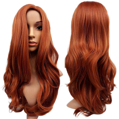

〖Follure〗63cm Womens Girls Sexy Long Curls Wavy Party Wigs Long Curly Hair Synthetic Wig