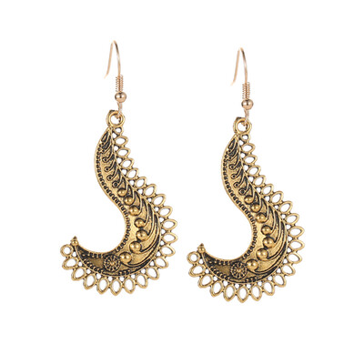 

Fashion Vintage Metal Geometric Earrings Personality Women Summer Earrings Boho Dangle Gold Earrings Modern Jewelry Ear Studs