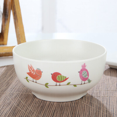

Toponeto Bamboo Fiber Bowls Unbreakable Lightweight Large Bowls Dishwasher Safe Healthy