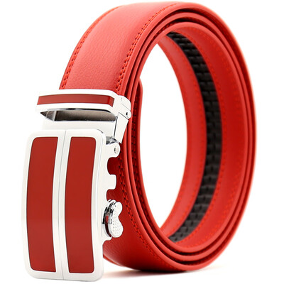 

leather strap male automatic buckle belts for men authentic girdle trend mens belts ceinture Fashion designer men jean belt Y3