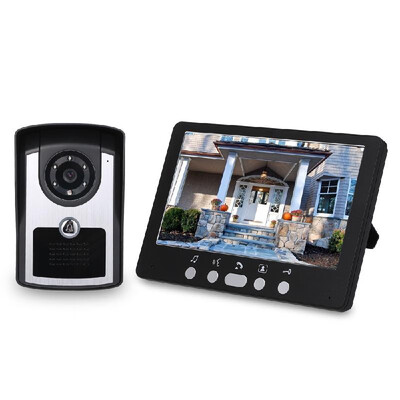 

7 inch Monitor HD Camera Video Door Phone Doorbell Intercom System IR Night Vision Wired Doorbell Camera