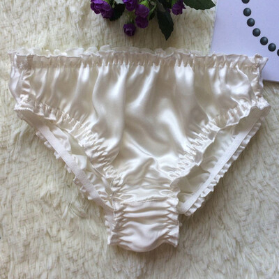 

UK Womens Briefs Underwear Knickers Lady 100 Silk Lace Panties Bikini Lingerie