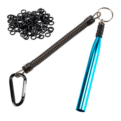 

Saidsome Wacky Worm Tool Wacky O-Rings Wacky Rigging Plastic Style Worms fishing bait fishing lure