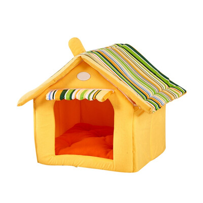 

Pet Detachable Washable House All-seasons Velvet Kennel Warm Comfortable Kennel For Small Dogs