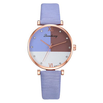 

Multicolor mirror personality watch Roman scale fashion quartz watch direct sales