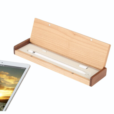 

SAMDI Wooden Pencil Box Pencil Case Holder for Apple iPad Pro Pencil