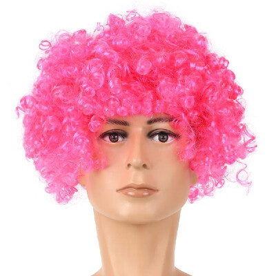 

Soccer Fans Wig Explosion Curly Hairpiece Party Decoration Carnival Headwear Wigs