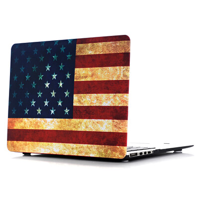 

Ultra Thin Light Weight White Purple Leopard Print Pattern Laptop Hard Case Shell Cover for Apple Macbook Retina 13 133in