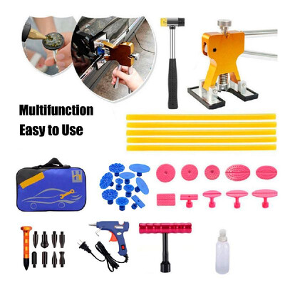 

Car Paintless Dent Puller Kit Dent Lifter Hammer Repair Glue-Gun Auto Motorcycle Refrigerator Dent Removal Tools Kit
