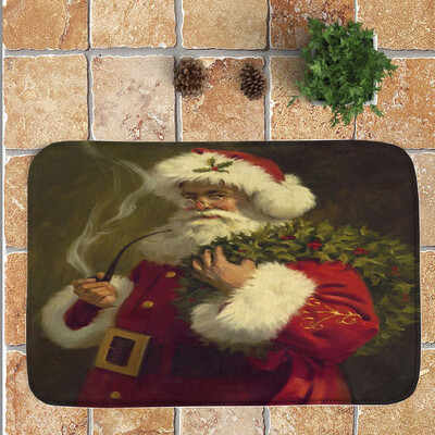 

Toponeto Christmas Festival Entrance Door Bathroom Mat Indoor Bath Decor