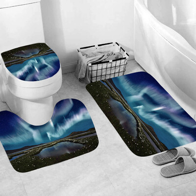 

Gobestart 3pcs Non-Slip Bath Mat Bathroom Kitchen Carpet Doormats Decor