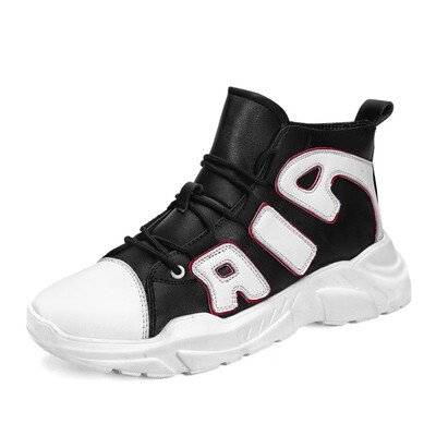 

Mens Shoes Fashion Casual Sneakers Shoes Lace Up Sports Shoes For Men Red White Black Size 39-44