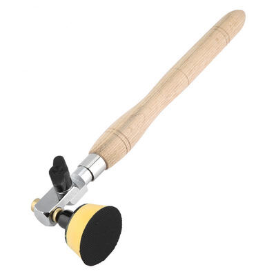 

Greensen 2 inch Universal Angle Polisher Sander Block Woodworking Tool with Wooden Handle