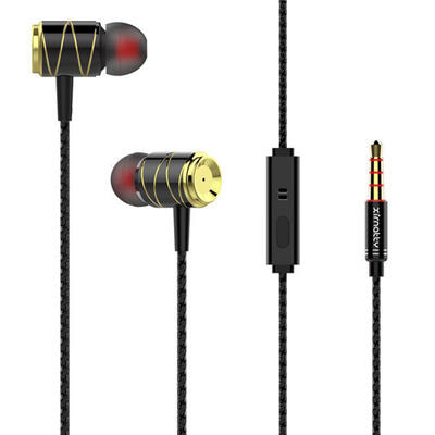 

Universal In-ear Metal HiFi Music Earphones Stereo Gaming Sport Auriculares With Mic