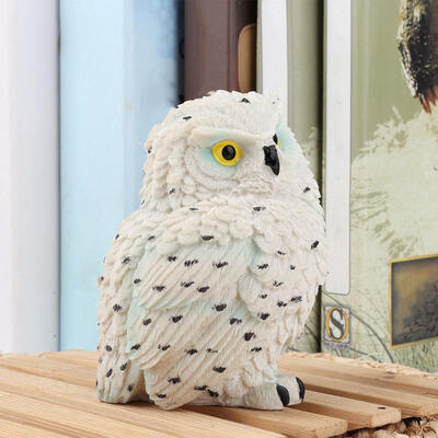 

Greensen Resin Simulated Owl-shaped Garden Statue Outdoor Sculpture Lawn Garden Scene Decor