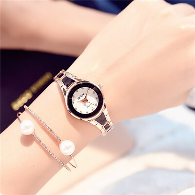 

Korean Ceramic Watch Female Fashion Girls Student White Simple Small Watch Disk Fashion Temperament Bracelet Female Watch