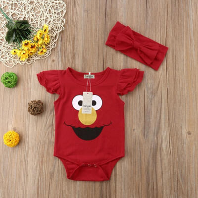 

Newborn Toddler Baby Girl Romper Jumpsuit Bodysuit Infant Clothes Outfit Sunsuit