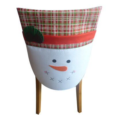 

〖Follure〗Christmas Embroidered Words Chair Back Cover For Christmas Kitchen Dinner Decor