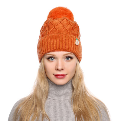 

Tailored Fashion Women Curling Baseball Cap Hat Winter Warm Knitted Ball Cap