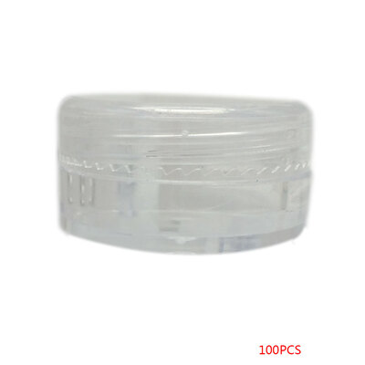 

Travel Accessories Bottle Container Set Plastic Cream Jar Toiletries Compact Hard Sealed Lids