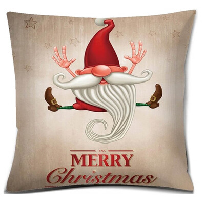 

Christmas Car Cotton Square Home Decorative Throw Pillowcase Cushion Cover