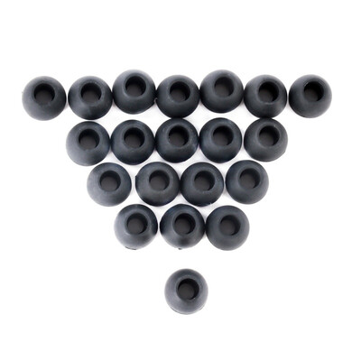 

10 Pairs Black Large Replacement Silicone EARBUD Tips for In Ear Earphone