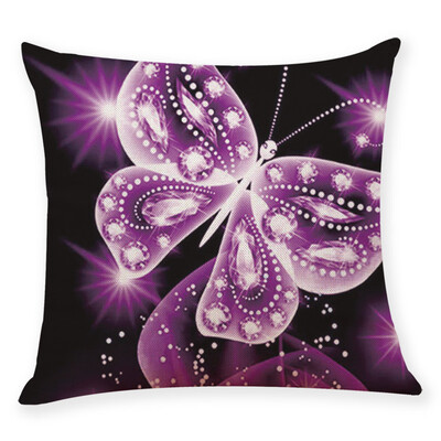 

〖Follure〗Home Decor Cushion Cover Dazzling Butterfly Throw Pillowcase Pillow Covers