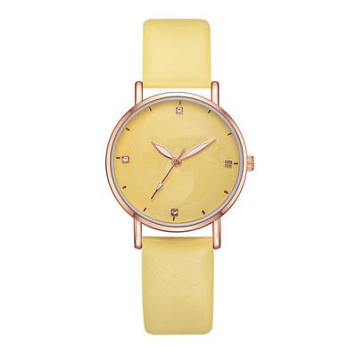 

New pu strap ladies watch wholesale fashion quartz watch female watch trend ladies watch