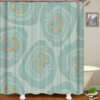 

Shower Curtain Fresh Style Blackout Curtains Waterproof Mildew-proof Bathroom Curtain 71"x71