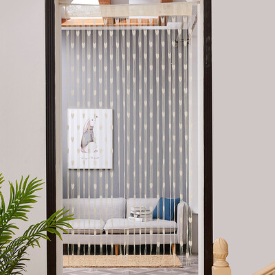 

Gobestart 50x200cm Love Heart String Curtain Window Door Divider Sheer Curtain Valance