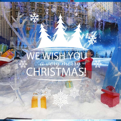 

〖Follure〗Merry Christmas Background Wall Decoration Removable Wall Stickers
