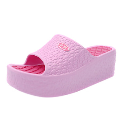 

Rose Thick Soles Fashion Women Summer Sandals Platform Shoes Beach Hole Shoes