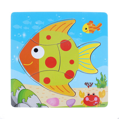 

Tailored Wooden Puzzle Educational Developmental Baby Kids Training Toy Spaceship