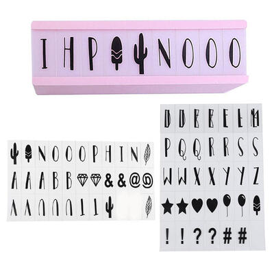 

Letter LED Combination Light Box Night Lamb Symbol Home Party Wedding Decor