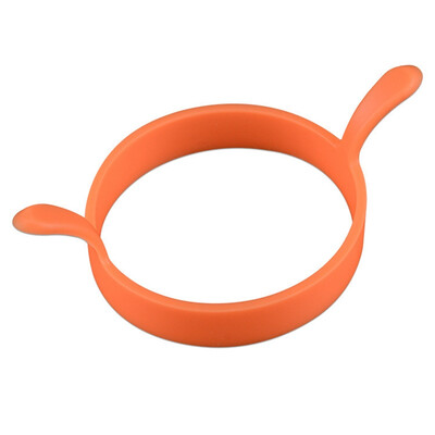 

Trend 2Pcs Silicone Round Fried Egg Omelet High Temperature Safety Environmental Protection Cake Model Omelet Ring