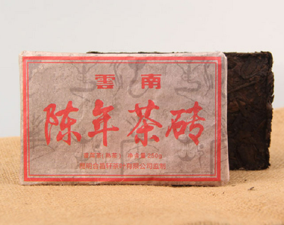 

China Yunnan Chen Nian Ripe Puer Pu-erh Tea Brick 250g