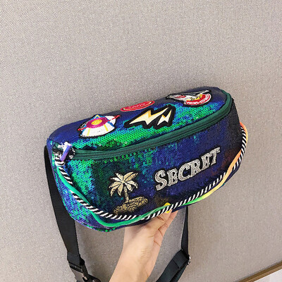 

Tailored Female Personality Travel Pockets Fashion Letters Men Sports Messenger Bag