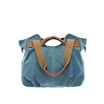 

Tailored Vintage Hobo Canvas Daily Purse Top Handle Shoulder Tote Shopper Handbag BW