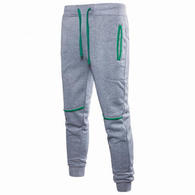 Autumn Winter Casual Sports Pants For Men Cotton Elastic Drawstring Waist Long Pants Trousers