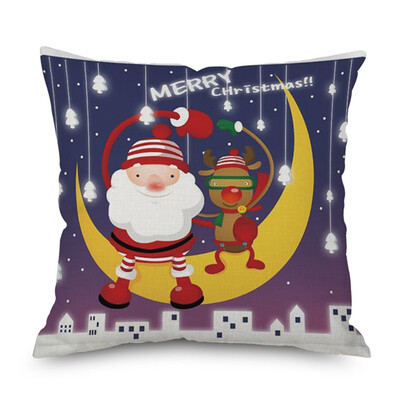 

18x18" Christmas Pillow Case Sofa Car Throw Cushion Covers Home Decor