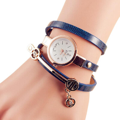 

Fashion Lady Casual Alloy Bracelet Quartz Watch Women Unique Decorative Dress Wristwatch