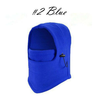 

Unisex Full Face Mask Fleece Cap Balaclava Neck Warmer Hood Winter Sports Men Women