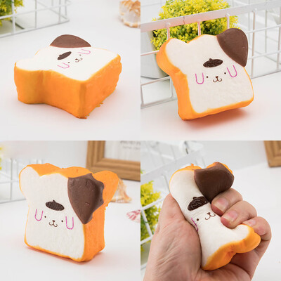 

Siaonvr Adorable Simulated Toast Bread Super Slow Rising Kids Toy Stress Reliever Toy