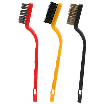 

Greensen Gas Stove Cleaning Brush 3 Packs Iron Brush Copper Brush Fiber Brush Decontamination Set