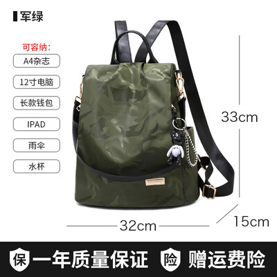 

A fashionable burglar-proof small backpack ladys bag with Oxford canvas