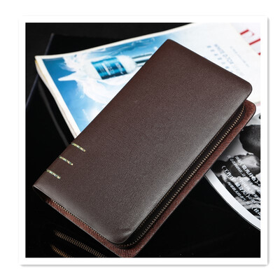 

2018 new long section young mens handbag zipper clutch bag business capacity hand bag